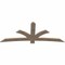 Ekena Millwork Davenport Smooth Timber Gable Bracket, Douglas Fir, 84"W x 35"H x 1 1/2"D x 5 1/2"F, 10/12 Pitch GBW084X35X0206DAV00SDF - alternate 5